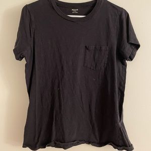 Black madewell tshirt with pocket-size medium